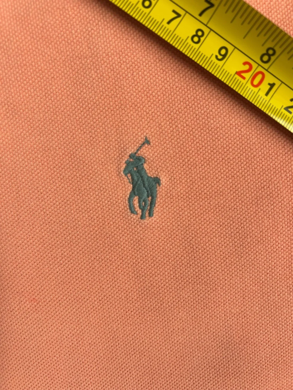 Ralph Lauren Men’s Orange Polo Shirt with Embroidered Pony